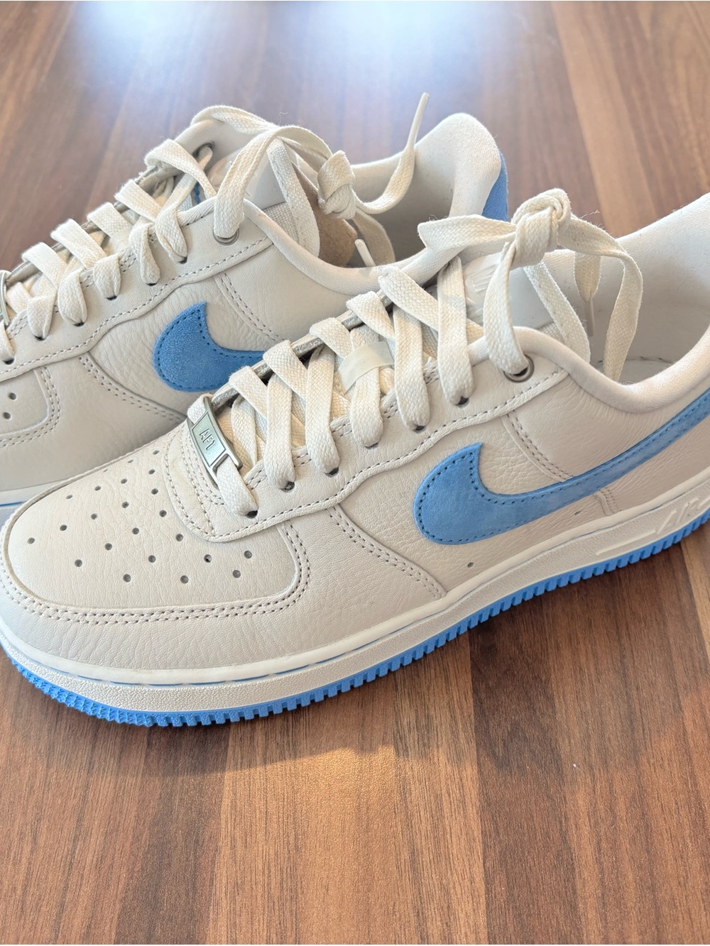 UNC University Blue & White Air Force 1 Never Worn